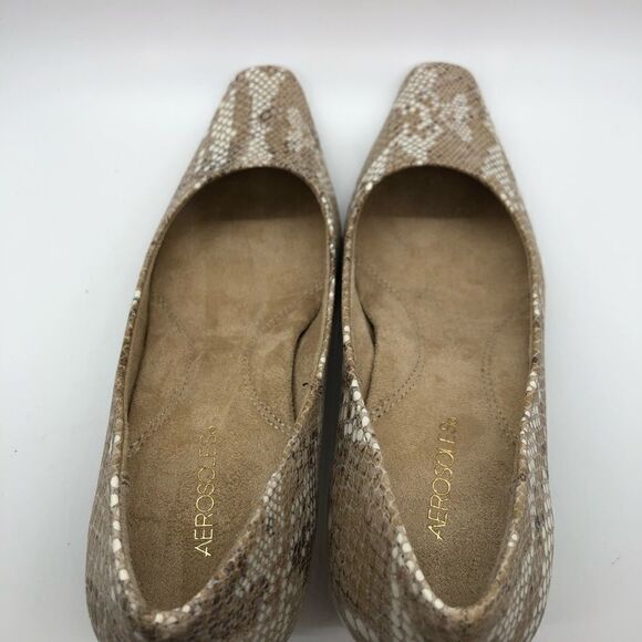 Aerosoles Bone Snake Skin Pattern Cheerful Pumps Comfort Shoes New Size 5 - Picture 6 of 13